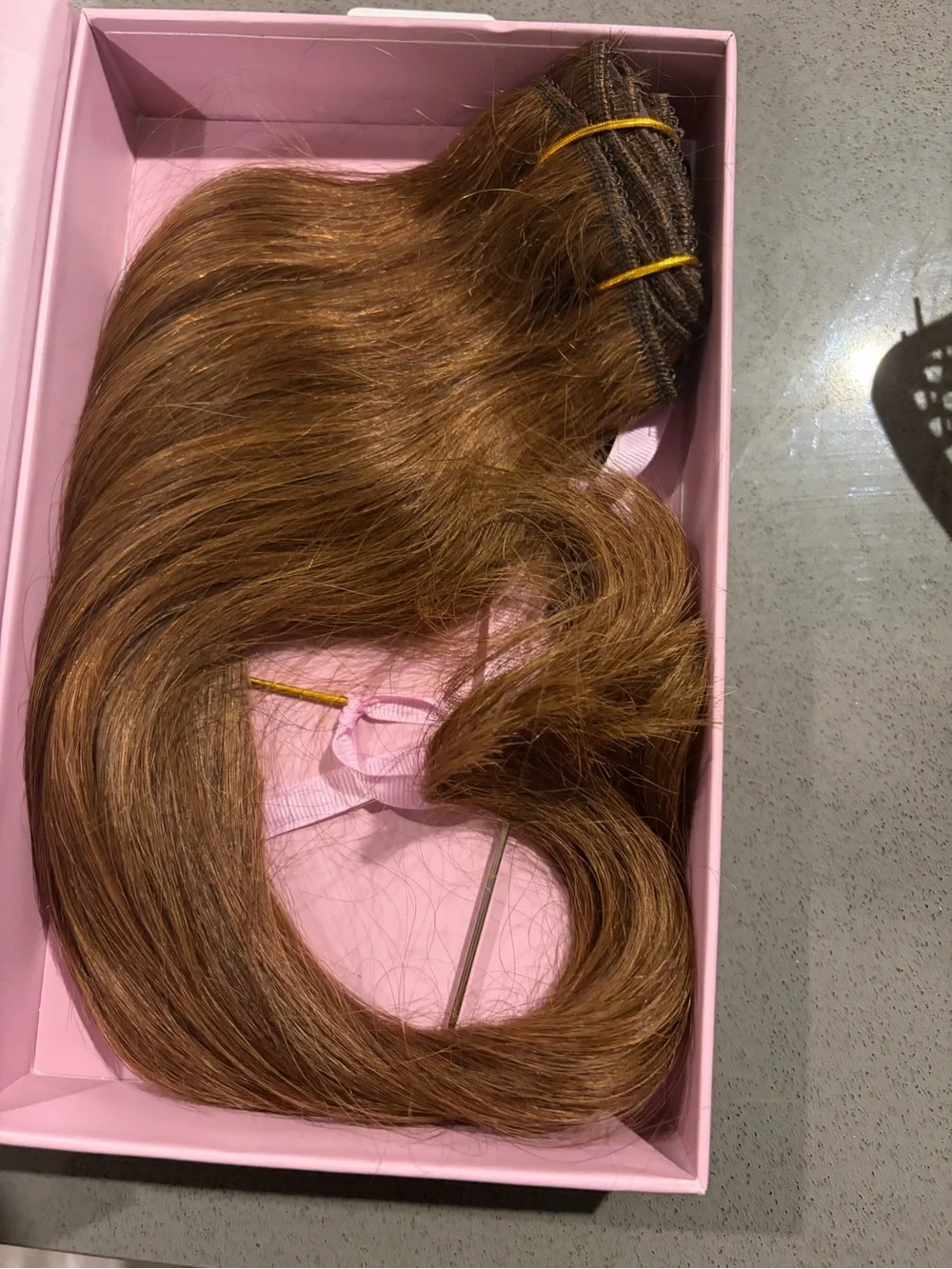 chic Remy Perfect Blend Halo Clip-Ins - Light Brown